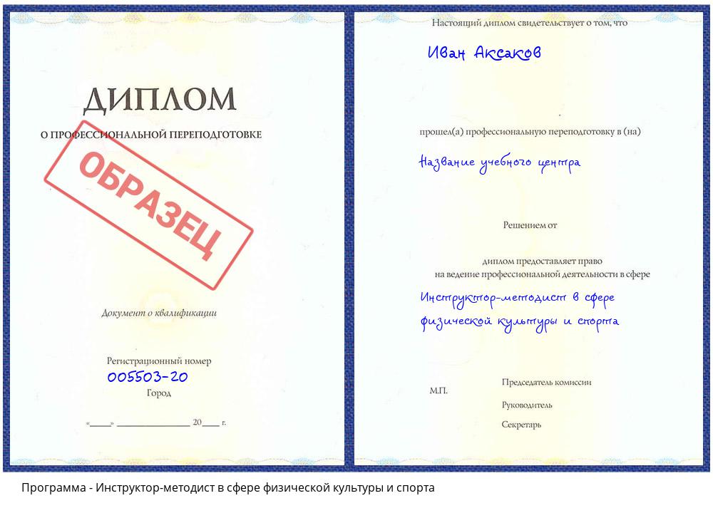 Инструктор-методист в сфере физической культуры и спорта Севастополь